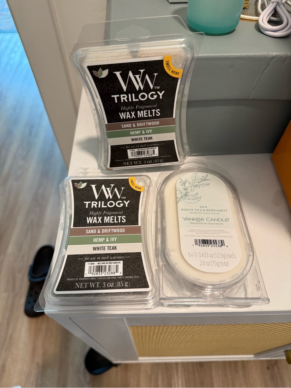 Wax melts Yankee candle